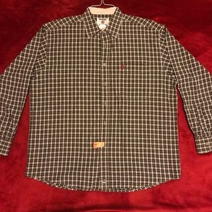 VTG Wrangler PBR Rodeo Button up Mens XL